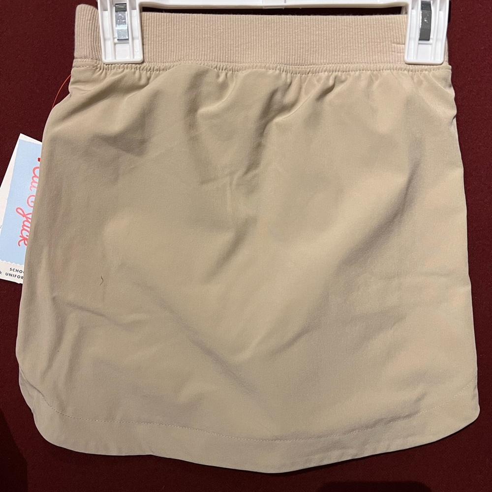 Cat & Jack Beige Skort for Girls Khaki Uniform Quick Dry - Picture 4 of 4